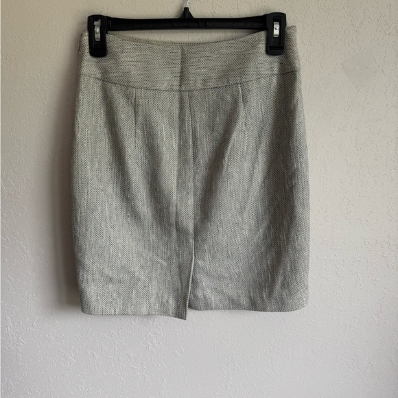 The Limited Gray Gold Metallic Pencil Skirt Womens 0 Academia Career - Picture 2 of 5